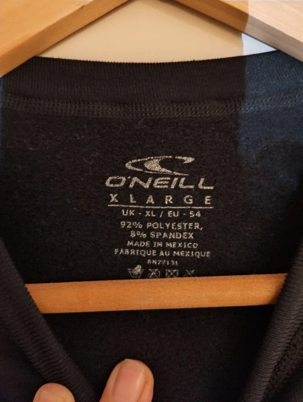 O'Neill Black XL Short-Sleeve Rash Guard with Logo NWT